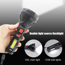 Rechargeable Portable LED Flashlight Multifunctional Powerful Torch Searchlight