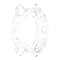 Watch Protective Frame Shell Case for Garmin Fenix 7 (Transparent White) Newly