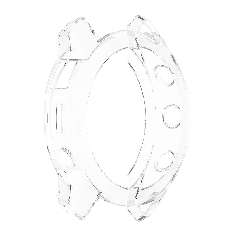 Watch Protective Frame Shell Case for Garmin Fenix 7 (Transparent White) Newly