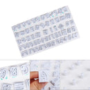 Fondant  Plastic Baking Tool Alphabet Letters Cake Mold Biscuit Cookie Cutter