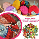 50pcs Wooden Butterfly Sewing Buttons Knitting Clothes Decor (28x20x2.5mm) Newly