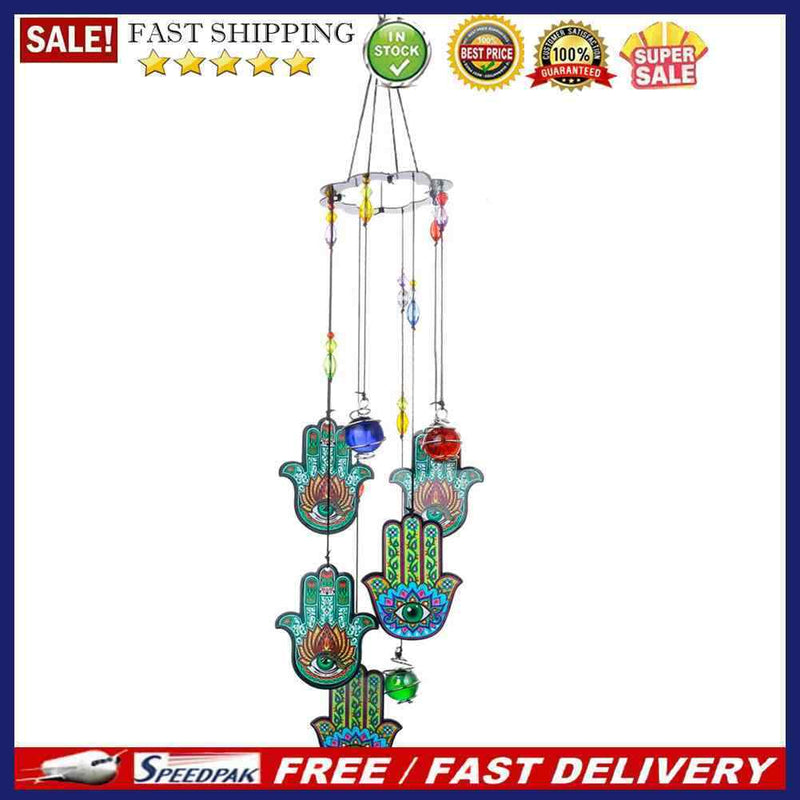 Wind Chimes Rainbow Maker Printed Metal Balcony Printed Windchimes Decorations