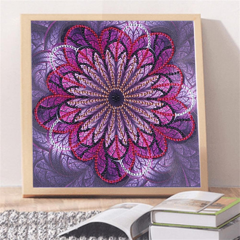 5D DIY Special-shaped Diamond Painting Cross Stitch Mosaic (H091 Flower) Newly