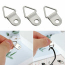 3 Sizes with Screws Picture Frame Hanger Triangle D-Ring Hanging Wall Hook