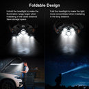 LED Sensor Headlamp Rechargeable Flashlight Fishing Running Light USB Headlamp