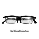 Dial Adjustable Variable Focus Glasses for Reading Remote View Glasses