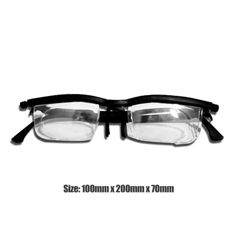 Dial Adjustable Variable Focus Glasses for Reading Remote View Glasses