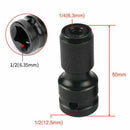 to 1/4inch For Impact Wrench Change Socket Adapter Hex Drill Chuck Converter