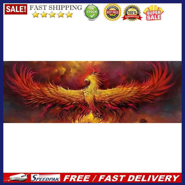 5D DIY Full Drill Diamond Painting Fire Bird Cross Stitch Embroidery Mosaic