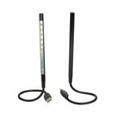 Mini 10 LEDs USB Light Flexible Metal LED Lamp Book For Lapto Reading P8B1 I0D3