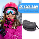 Ski Goggles Case Travel Skiing Glasses Storage Box Carrying Zipper Holder Tool