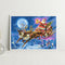 Santa Oil Paint By Numbers Kits Canvas DIY Picture Hand Painted Wall Art Cr