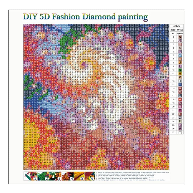 5D DIY Full Drill Diamond Painting Gorgeous View Cross Stitch Embroidery