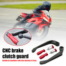 Motorcycle Handguards CNC Aluminum Hand Guards for 7/8 Handlebar (Red) Newly