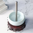 Manual Wooden Beading Tool Bead Spinner Fast Beading Curved Needles Beaded Bowl