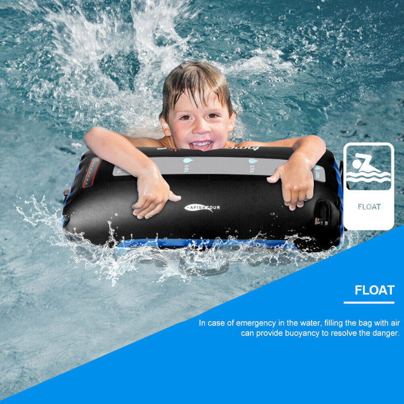 20L Water Storage Bags Outdoor Camping Hiking Solar Shower Bathing Bag