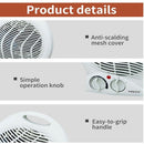 Ceramic Radiator Small Hot Warm Air Electric Fan Electric Hot Warm Space Heater