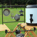 Camping Table Hanging Rack Outdoor Campfire Cookware Organizer & Storage Hook