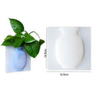 Living Room Decor Flowers Container Wall Stick Silicone Sticky Vase Plant Vases