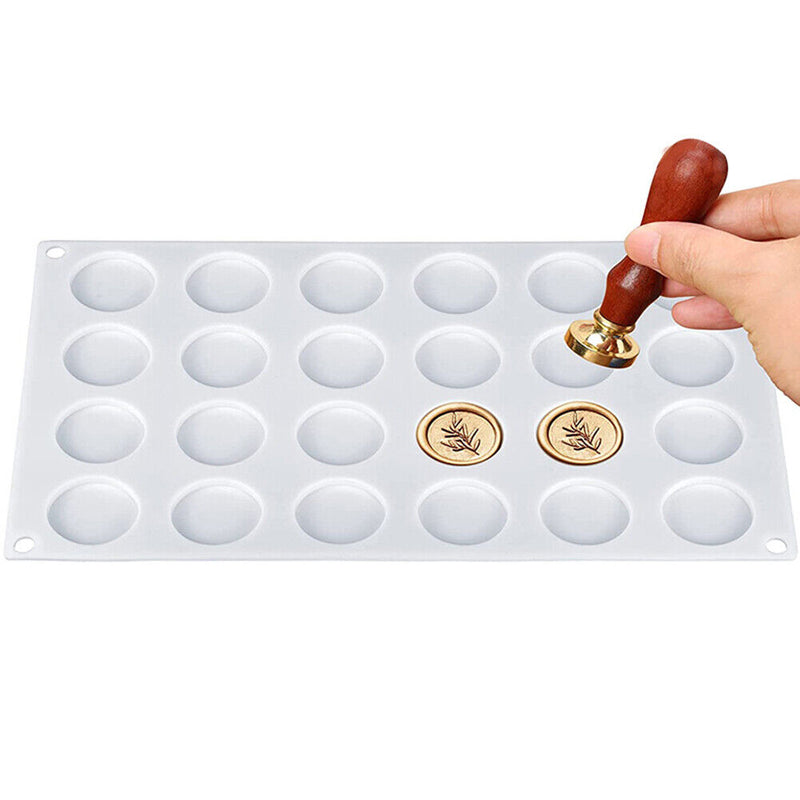 Wax Seal Stamp Sealing Mat Silicone Molds for DIY Envelopes Scrapbooking Cr