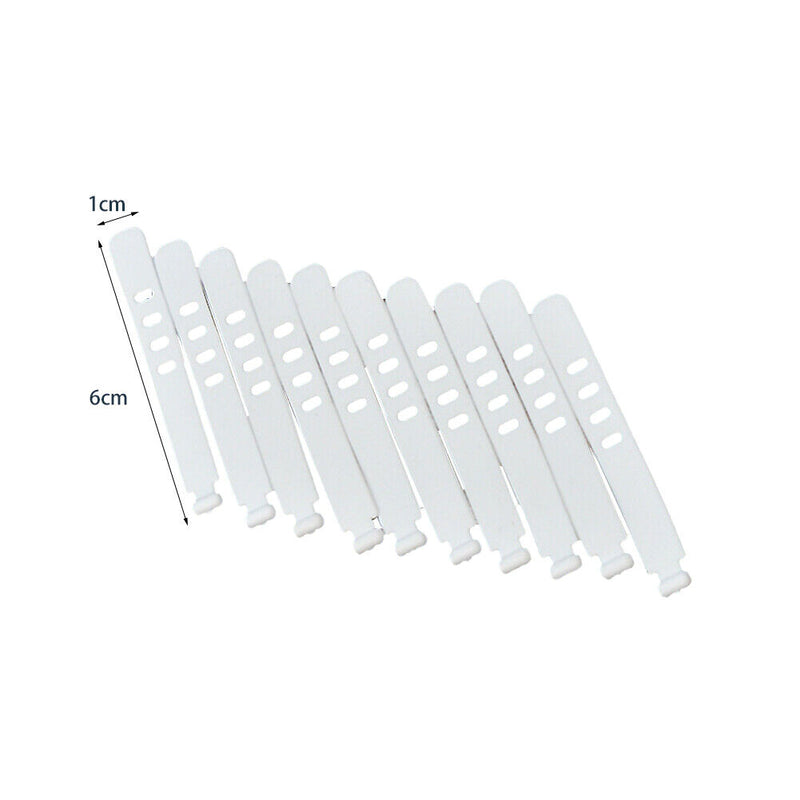 10pcs Mobile Phone Cable Earphone Desk Charging Data Wire Arranger (C)
