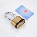 Waterproof Brass Padlock Four-Digit Combination Password Copper Lock (105mm
