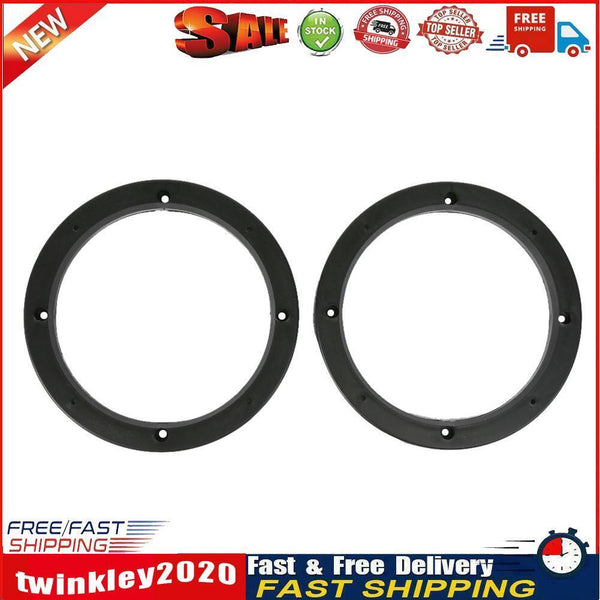 Universal 6.5 Inch Beveled Car Speaker Spacer Adapter Refitting Audio Mat Newly