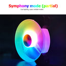 COOLMOON 120mm RGB Cooling Fan Chassis Gorgeous Quiet Radiator (5 Fans) Newly