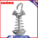 Outdoor Awning Tent Fixed Hook Buckle Plank Floor Spring Nails Camping Equipment