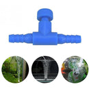 5pcs Aquarium Fish Tank Air Line Flow Control Regulate Valve Switch (Blue) Newly