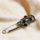Scarf Clothing Accessories Safety Pin Alloy Brooch Rhinestone For Women|Girls