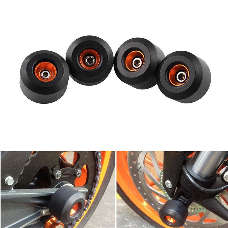 Front Rear Fork Wheel Frame Slider Crash Protector For KTM 125 200 390 Duke & RC