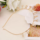 Headdress Fashion Tiara Headwear Ornament Headband BIRTHDAY Hairband Baby Girls