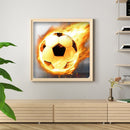 Diamond Painting Full Round Rhinestone Wall Picture Football Kit