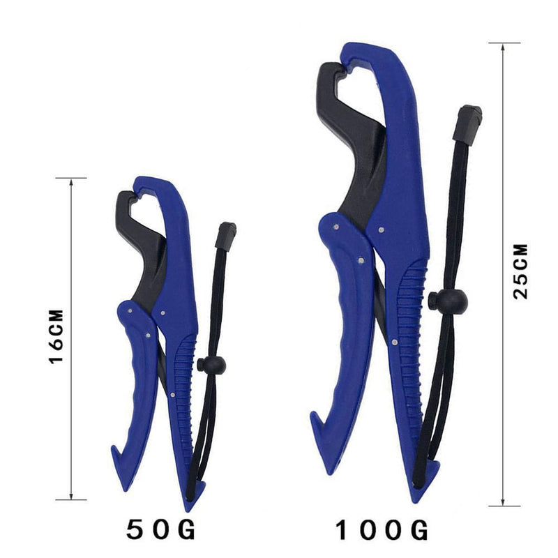 6 inch Fish Lip Controller Grip Holder Clamp Fishing Gripper Tools (Blue)