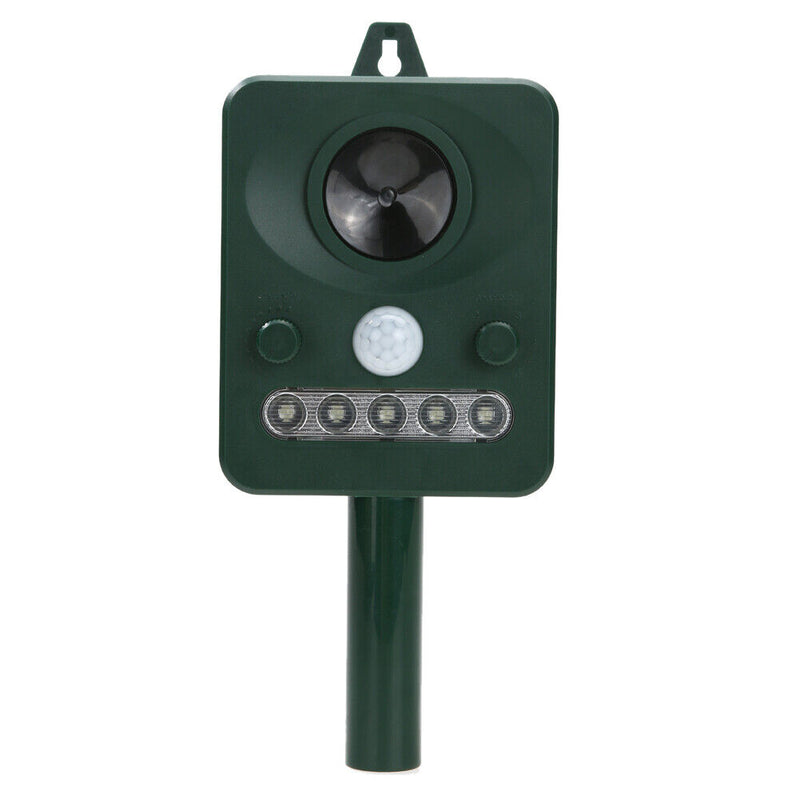 Ultrasonic Solar Powered Cat Dog Repelle Animal Chaser Deterrent Repellent Newly