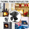 4-Blade Heat Distribution Wood Fireplace Fans Energy-Saving Thermal Stove Fan