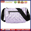 Women Nylon Thread Handbag Winter Korean Fashion Pure Color Top-handle Bags