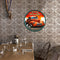 Round Metal Tin Sign Plaque Wall Car Posters Iron Painting for Bar (1) Newly