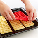 Silicone Waffle Mold Non-stick Waffle Baker Kitchen Bakeware Tool Oven (B)