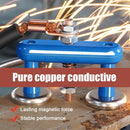Double Single Head Magnetic Welding Ground Clamp Fixture (Double Head)
