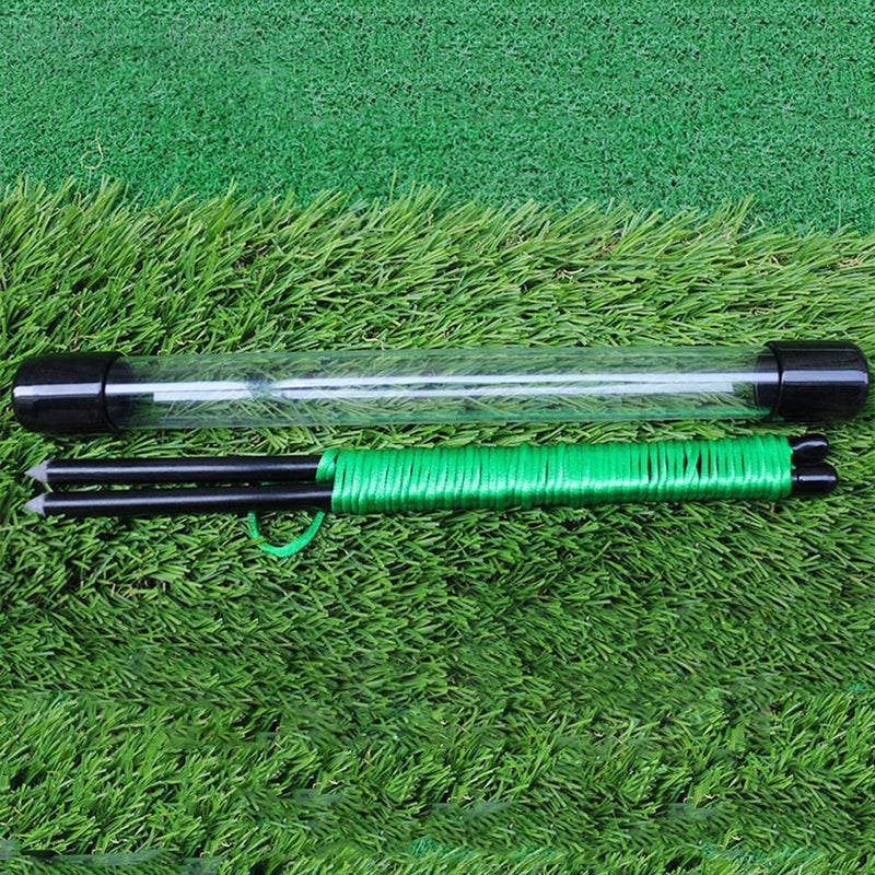Golf Alignment Sticks Fiberglass Swing Putting String Pegs Training Aids Newly