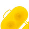 2 Grids Egg Protection Storage Box Camping Picnic Holder Container Yellow