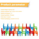 18pcs Mini Colourful Chair Stacking Tower Balancing Game Pile-Up Training Toys
