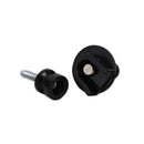 4pcs Bass Electric Guitar Strap Lock Button Anti-slip Belt Nails (Black)
