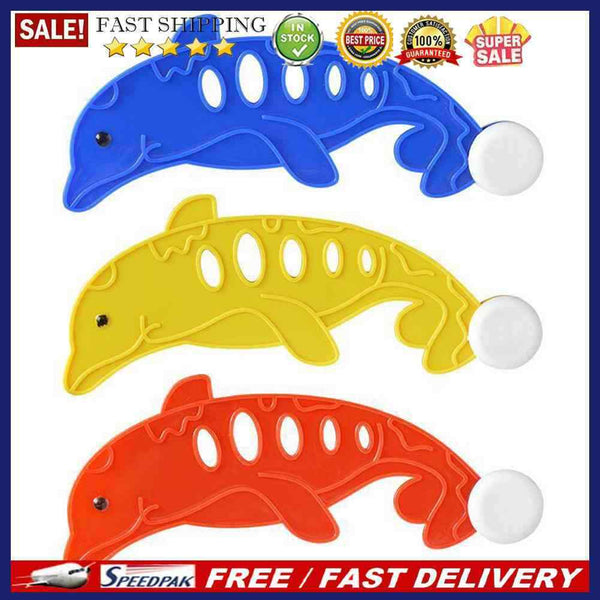 3pcs Underwater Training Children Pool Throwing Diving Game Toys (Dolphin)