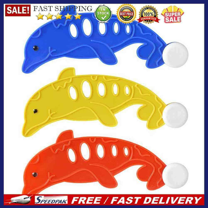 3pcs Underwater Training Children Pool Throwing Diving Game Toys (Dolphin)