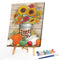 Sunflower in Vase Oil Paint By Numbers Kits DIY Handpainted on Canvas Home Decor