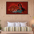 Jasmine Princess Tiger 5D DIY Diamond Painting Kits Full Round Drill Wall Decor