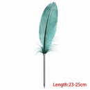 Novelty Stationery Colorful Ballpoint Pens Feather Pen Signature Writing Tool